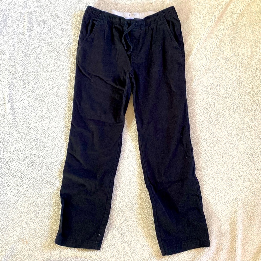 Boys khaki like pants black.